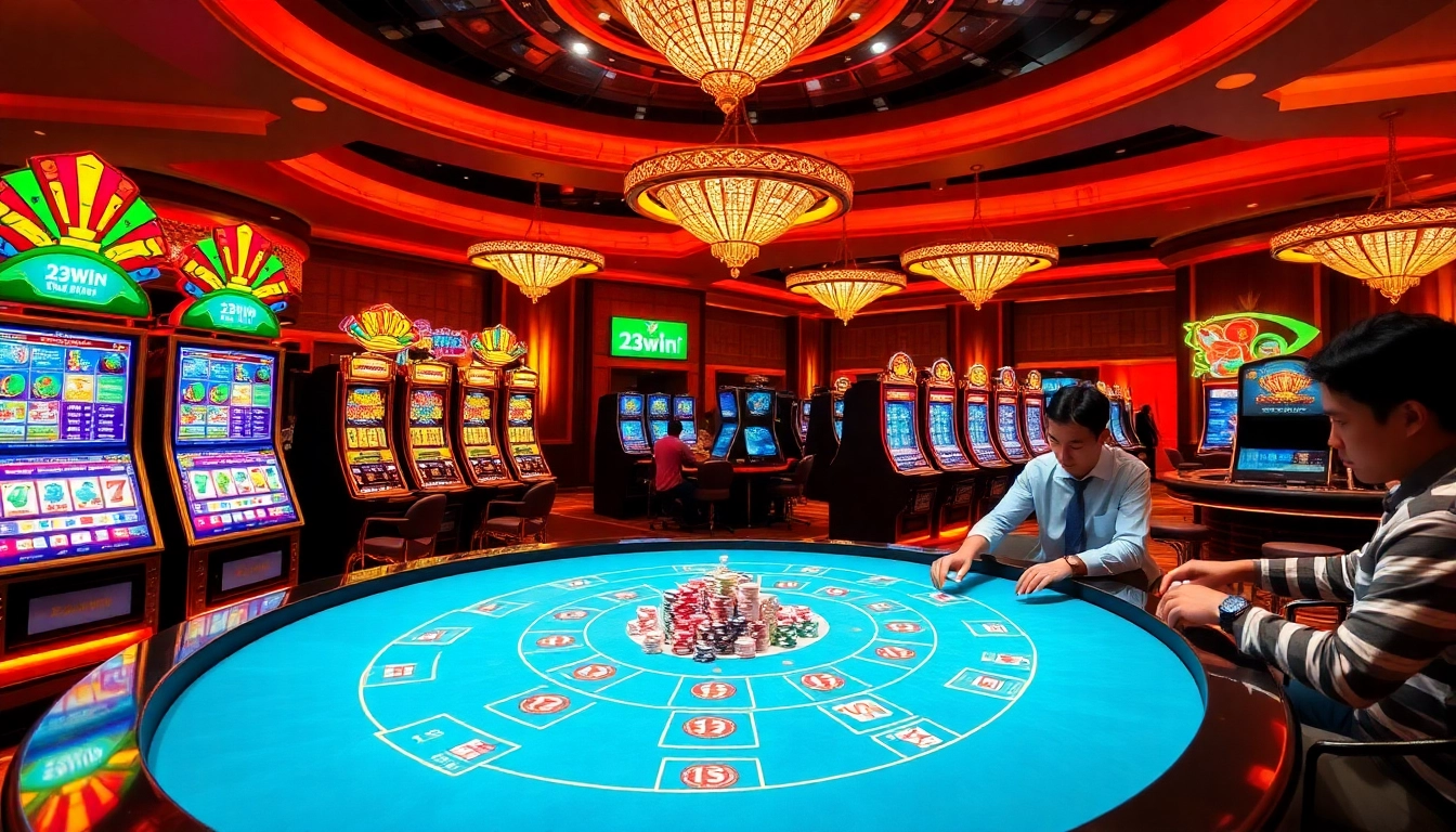 Experience high-stakes play at 23win nhà cái with a vibrant online casino scene featuring engaging games.