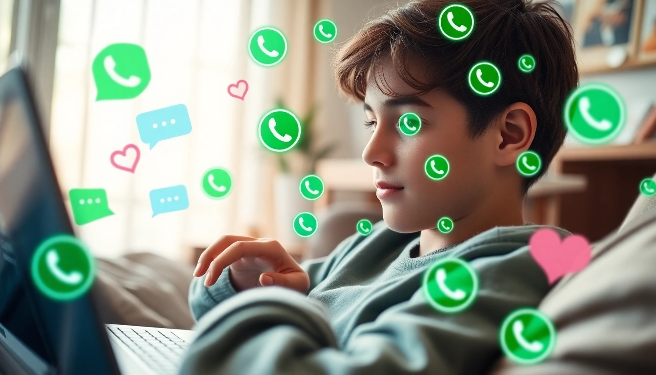 吸引人的 WhatsApp Web 界面，展示发送消息的功能，适合正在探索 快连官网 的用户。