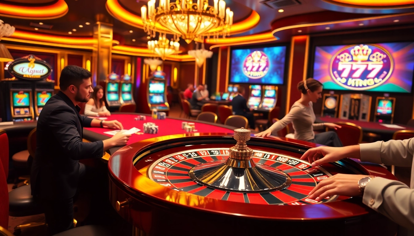 Experience the thrill of the 79 king casino with elegant roulette tables and vibrant gameplay.