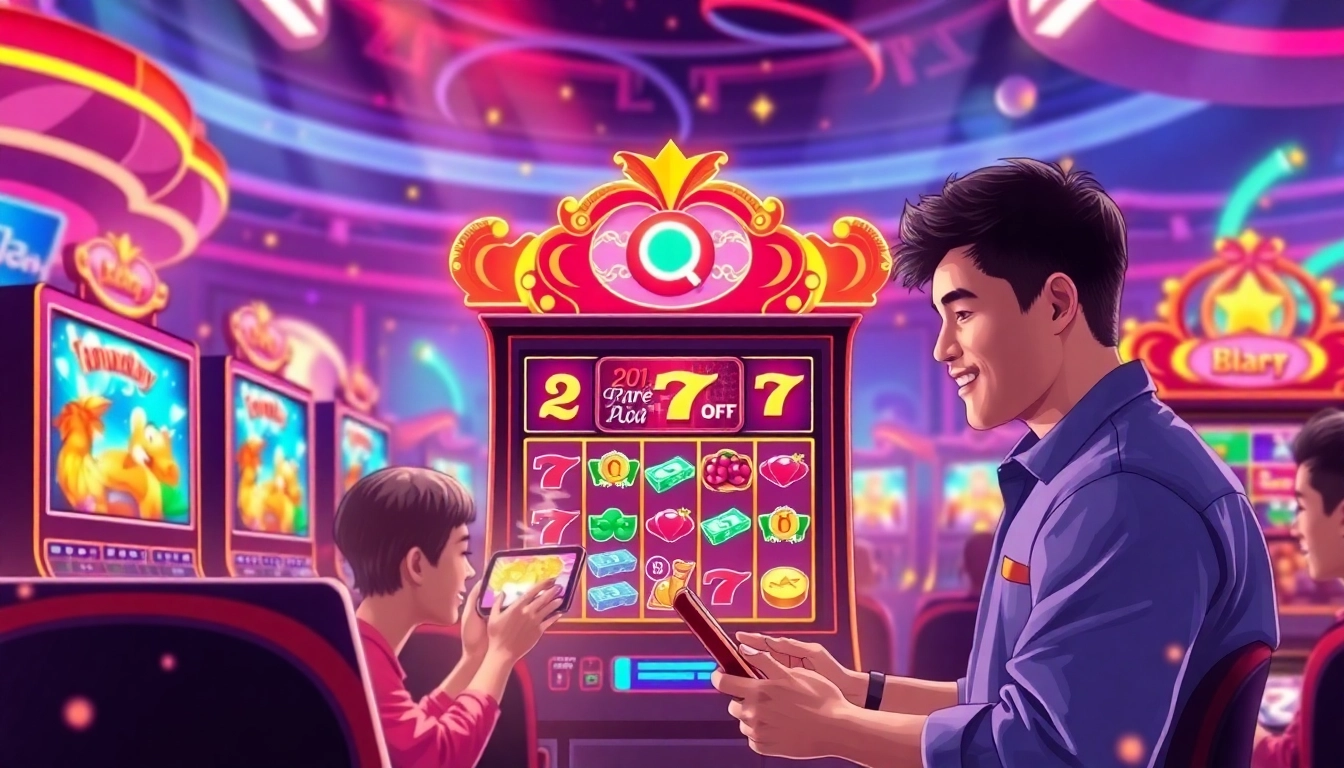Rasakan keseruan bermain qqmacan game dengan pemain yang bahagia dan mesin slot menarik.