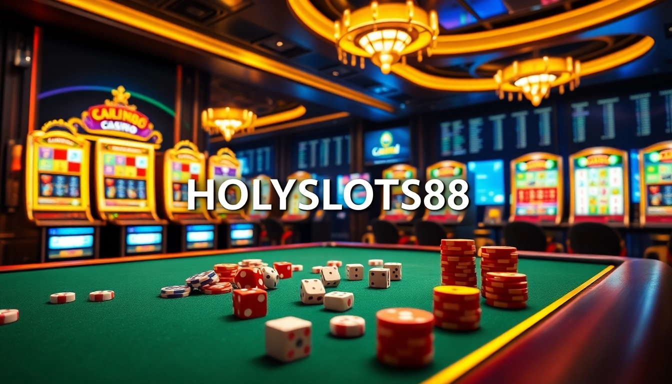 Experience the excitement of HOLYSLOTS88 with vibrant online slots and gaming action.