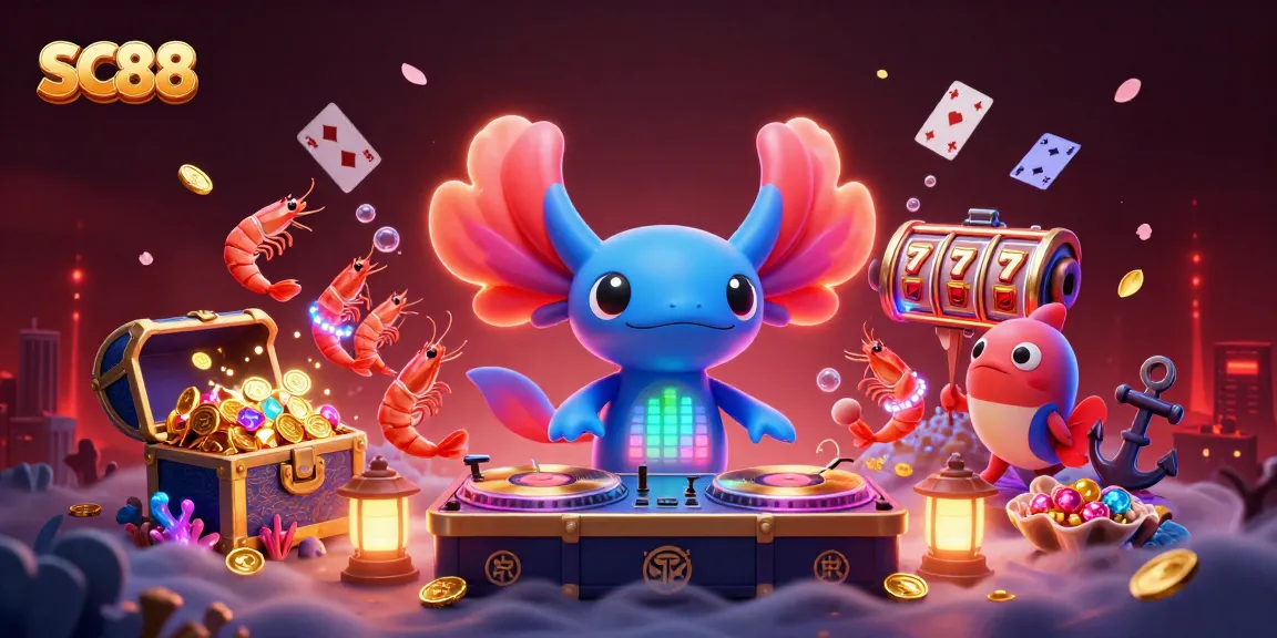 Experience the excitement of SC88 online casino with vibrant characters and dynamic elements.