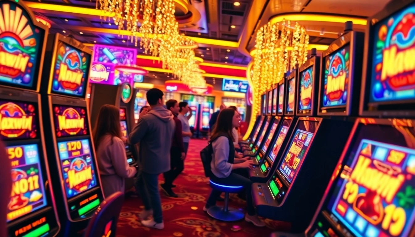 Menggugah semangat bermain slot maxwin dengan pemain yang antusias di mesin slot terbaru.