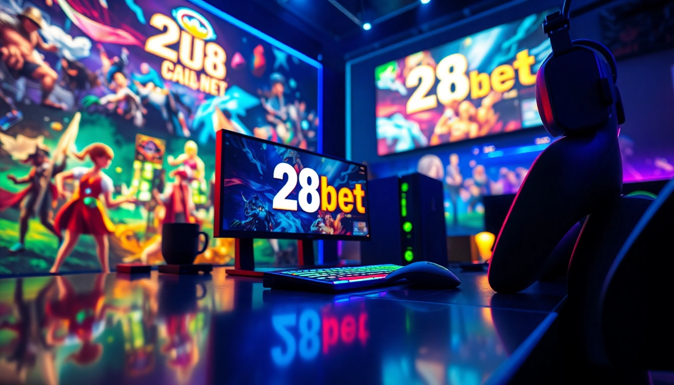 Exciting gaming scene highlighting the 28bet game experience with modern technology.