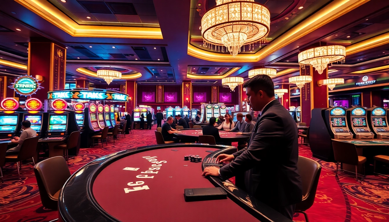Engage in high-stakes gameplay at 789club sx casino with professional dealers and vibrant slot machines.