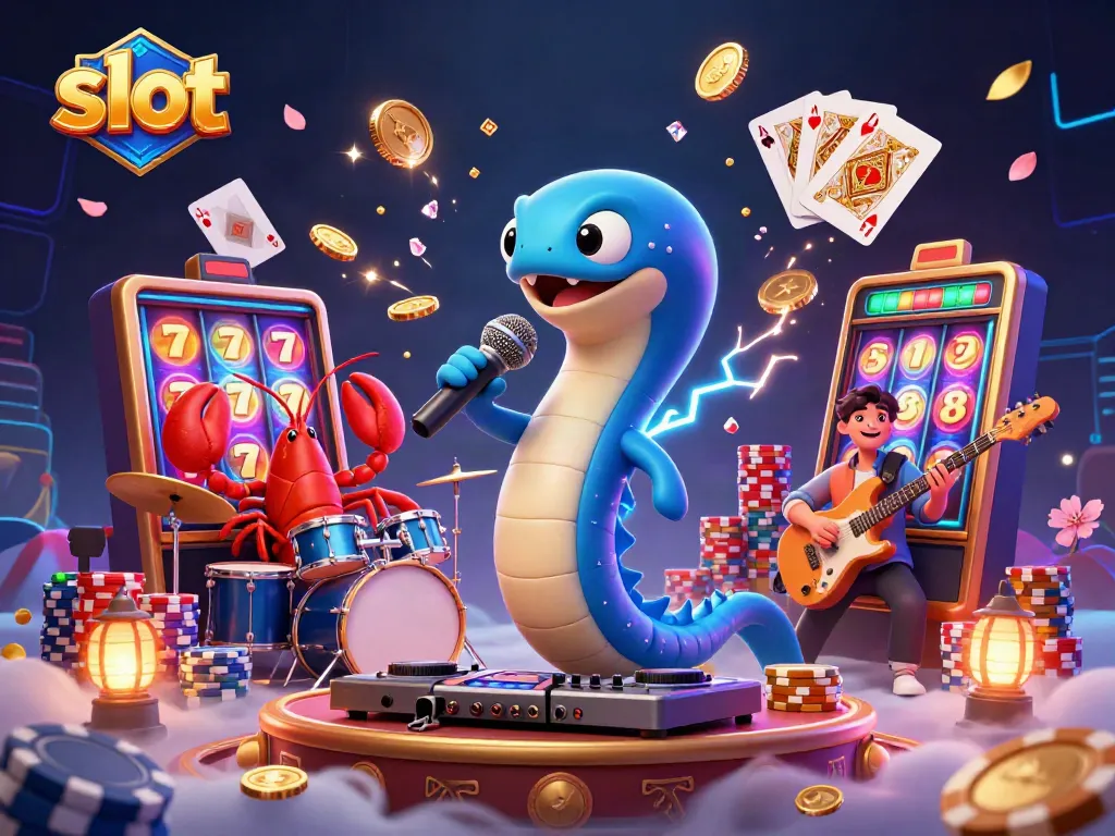 Slot mesin menyajikan momen seru di kasino bawah laut.
