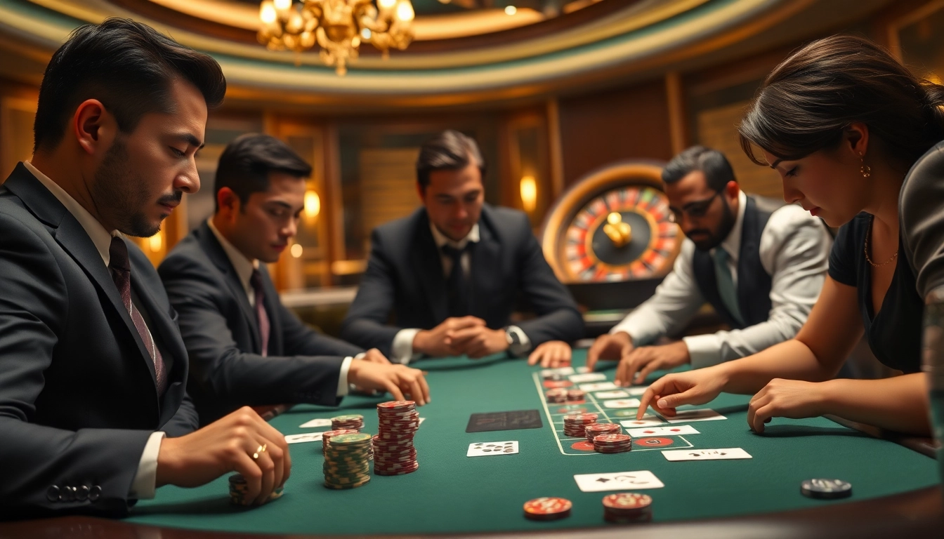 Experience the thrill of DUP88 at a high-stakes poker table with vibrant chips and cards.