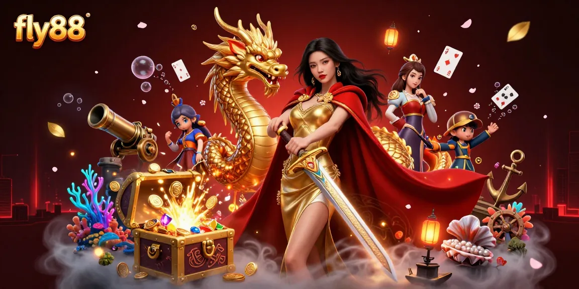 Engage with fly88 and embark on a cinematic 3D adventure filled with opulent treasures and gameplay excitement.