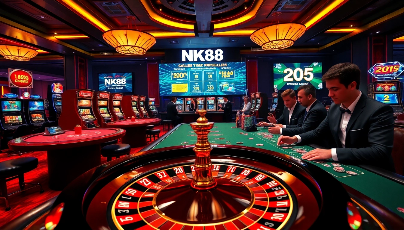 Experience thrilling live action at NK88 casino tables filled with excitement.