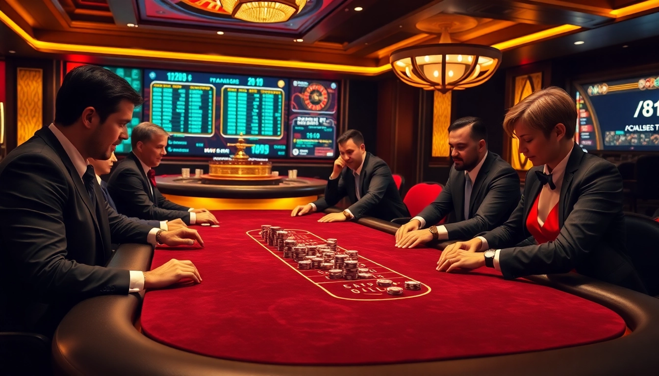 Experience the excitement of 8s casino with vibrant poker gameplay and luxurious casino elements.