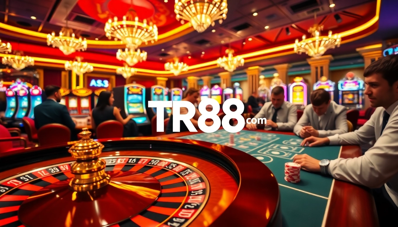 Experience the excitement of TR88 COM with engaging casino games and vibrant atmosphere.