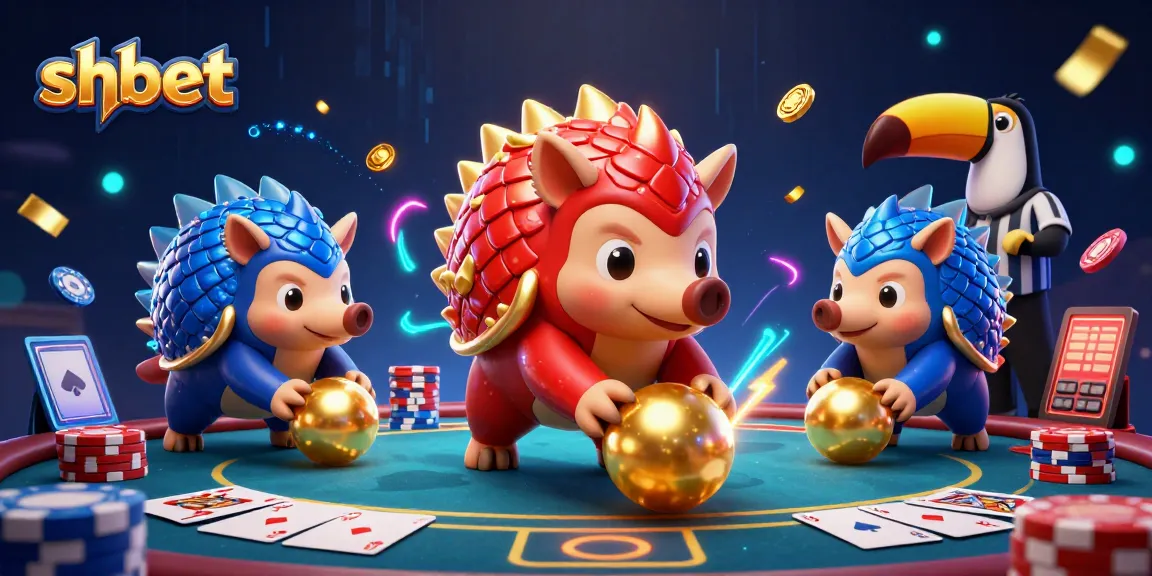 Engage in thrilling poker action with shbet's vibrant pangolins and dynamic betting elements.