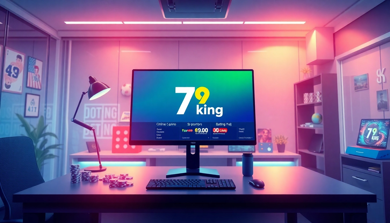 Explora el emocionante mundo de los juegos de 79king, con una moderna interfaz de apuestas en línea y accesorios de juego.