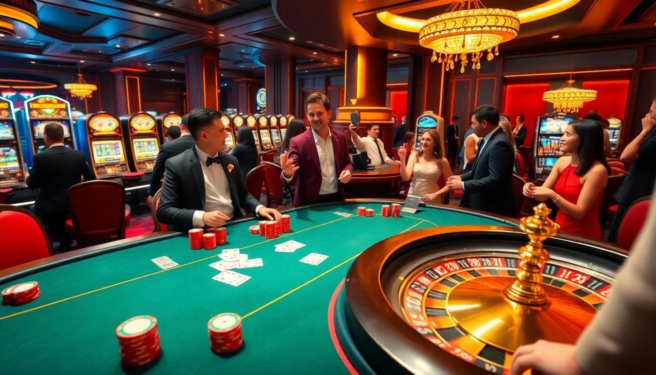 Experience the thrilling atmosphere at new888 casino with vibrant tables and exciting gameplay.