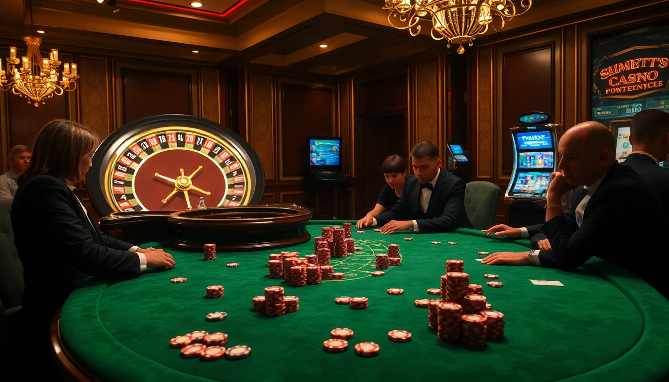 Experience high-stakes action with this captivating casino scene featuring a vibrant 링크모음 poker table.