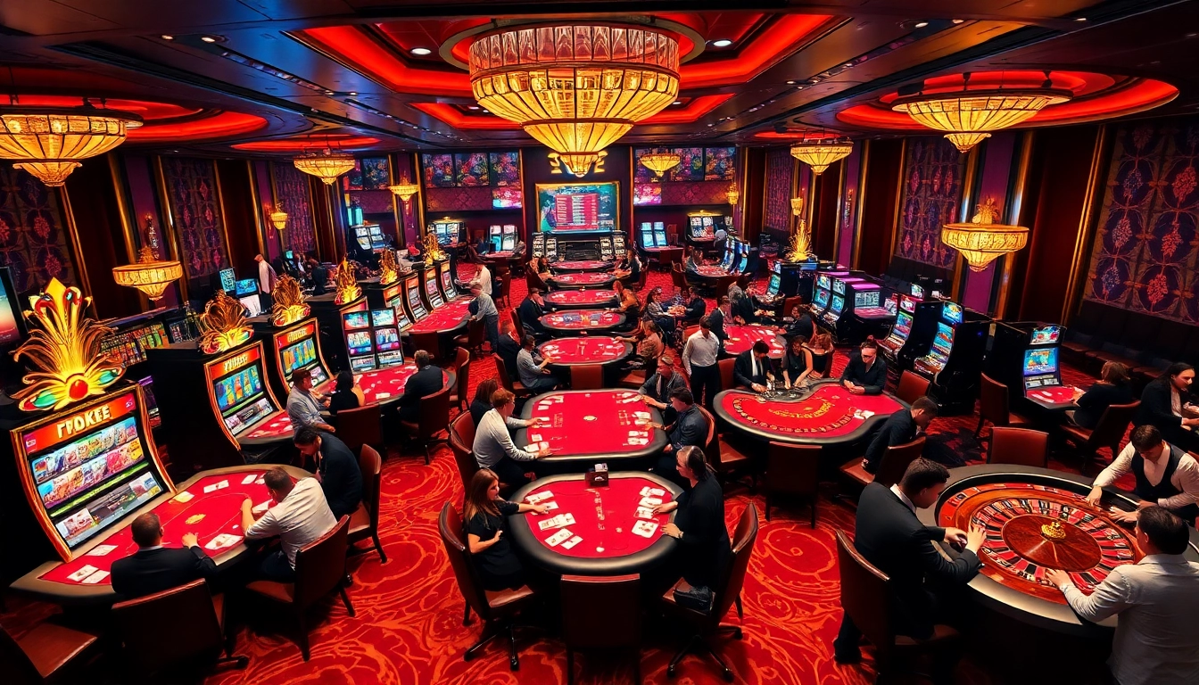 Experience the excitement at 789bet's online casino with vibrant gaming tables and lively players.
