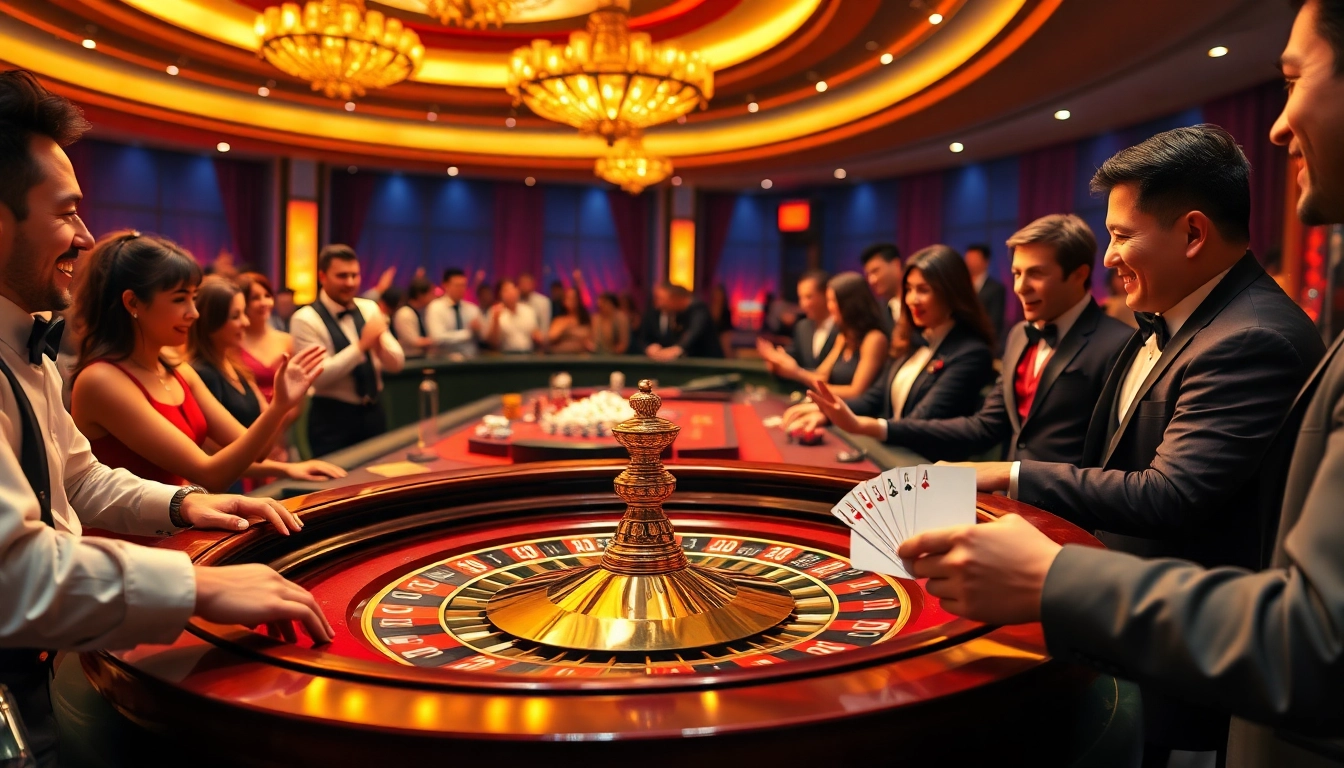 Experience the thrill of gambling at xx88 casino with engaging roulette players.