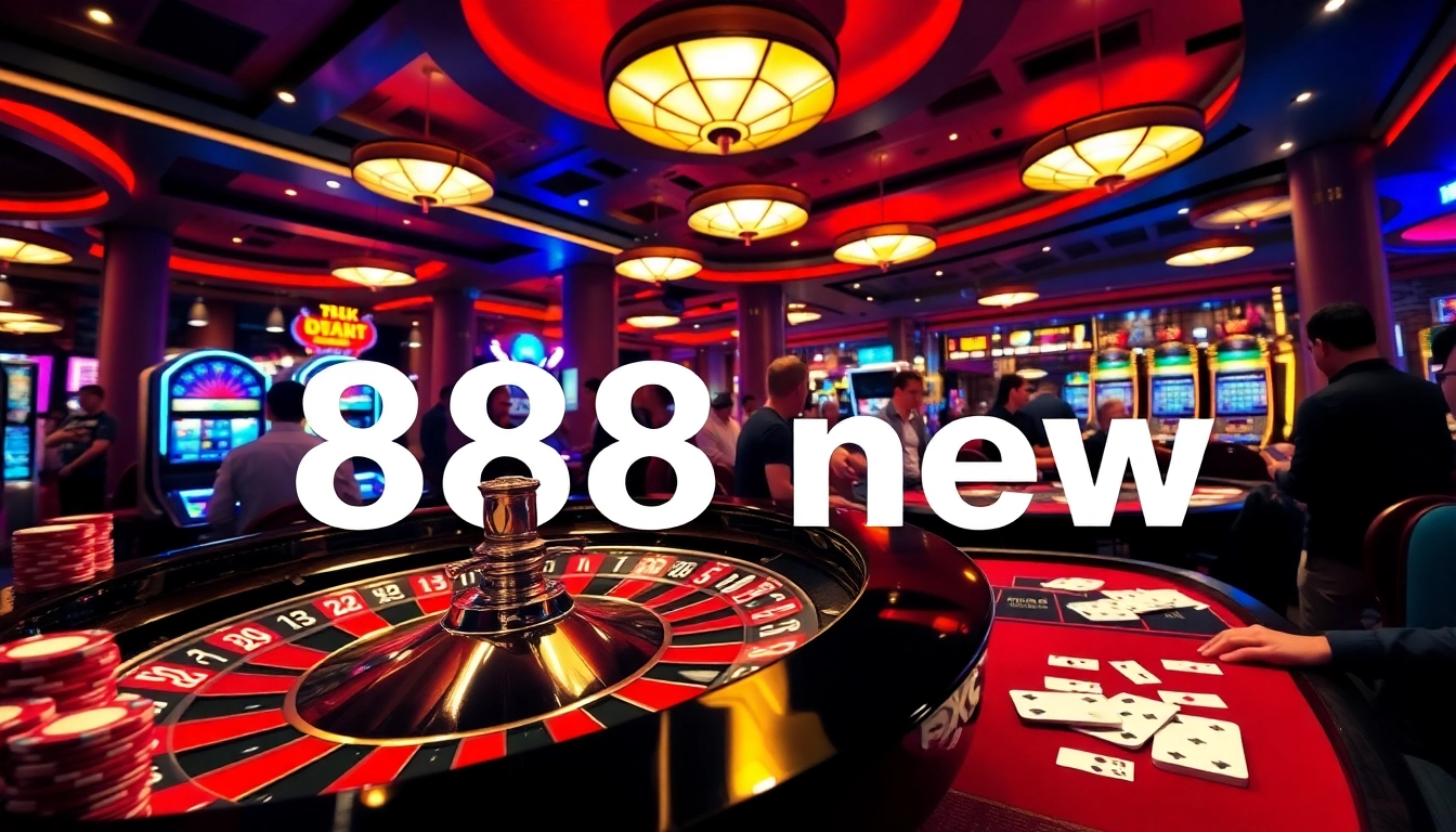 Experience the excitement of 888 new casino games with vibrant slots and thrilling roulette action.