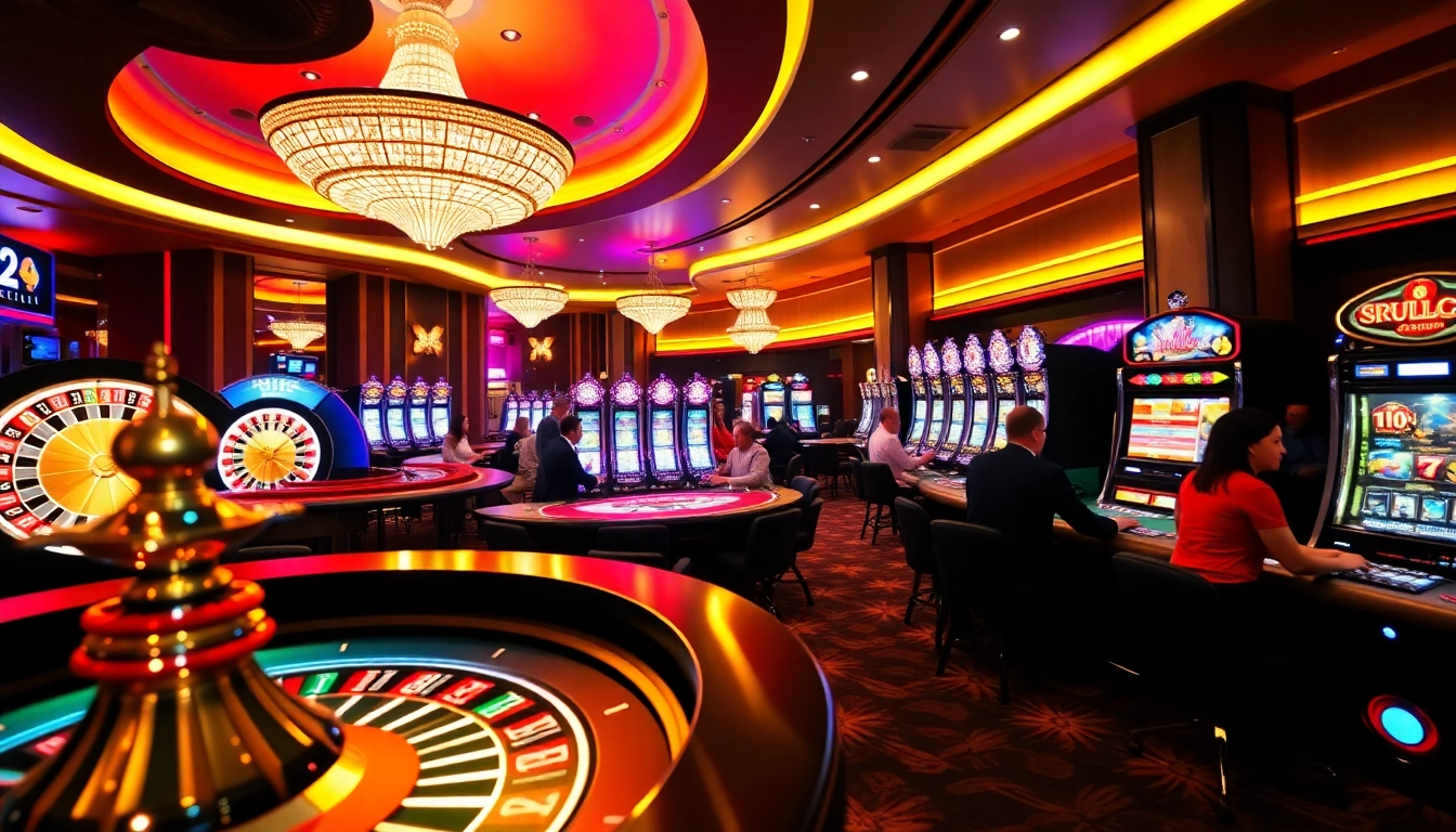 Experience the thrill of gaming at the b52club shop with vibrant casino visuals and action.