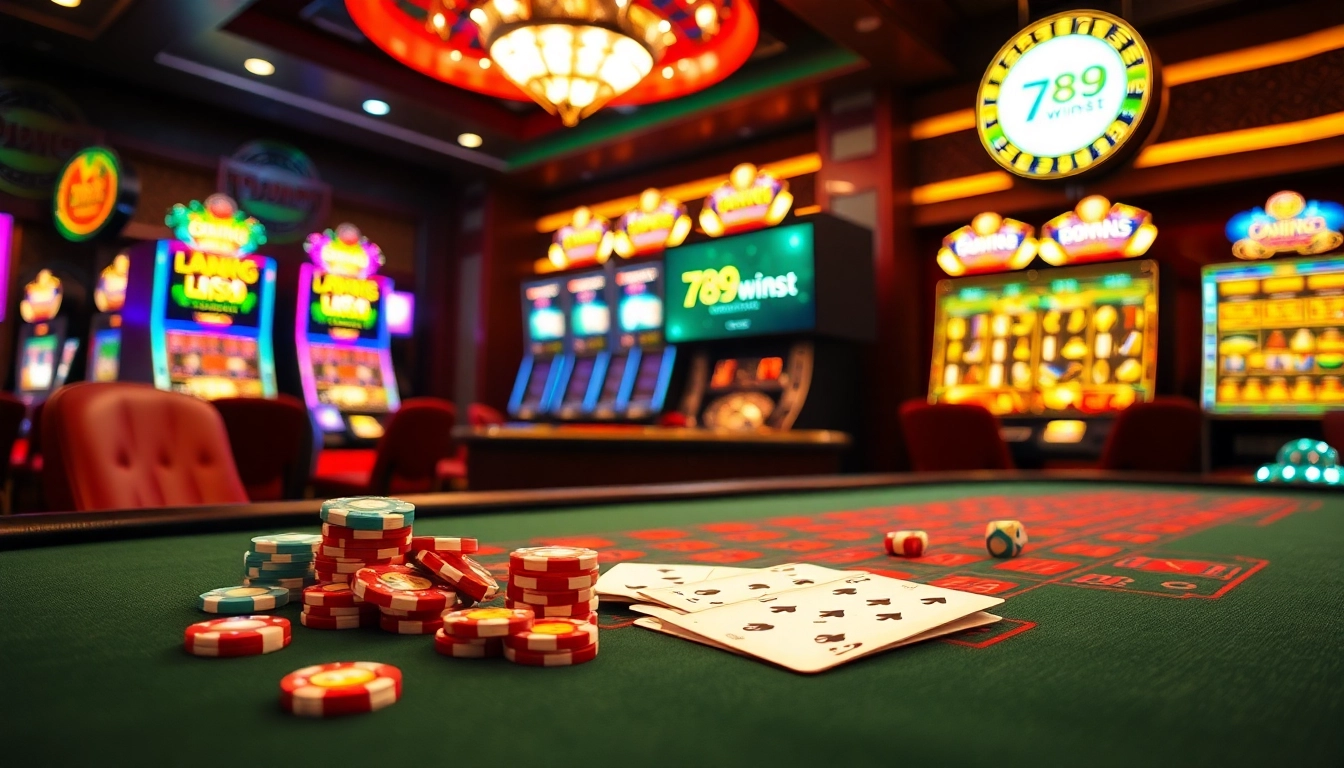 Experience thrilling gameplay at 789wins1.net with exciting casino tables and vibrant slot machines.