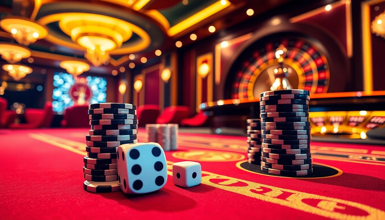 Experience high-stakes excitement at bomwin with vibrant casino table visuals.