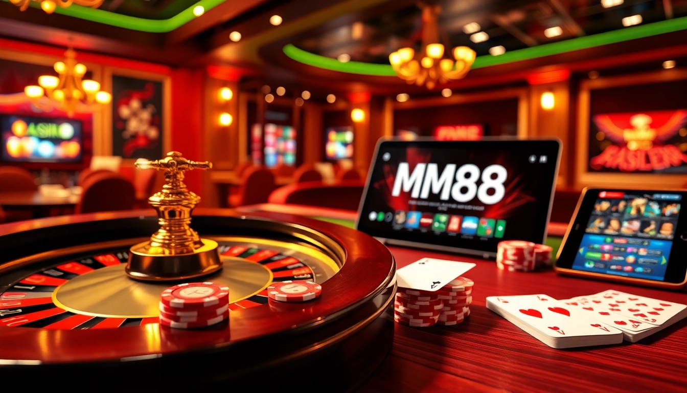 Experience live gaming excitement at https://mm88.observer/ with lively roulette, poker, and vibrant casino visuals.