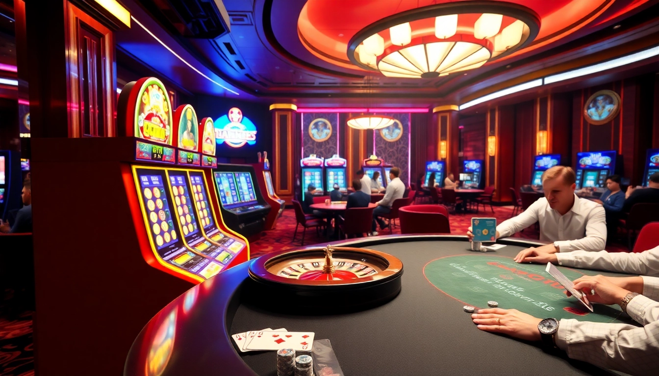 Experience the thrill of situs apiraja88 with vibrant slot machines and bustling table games.